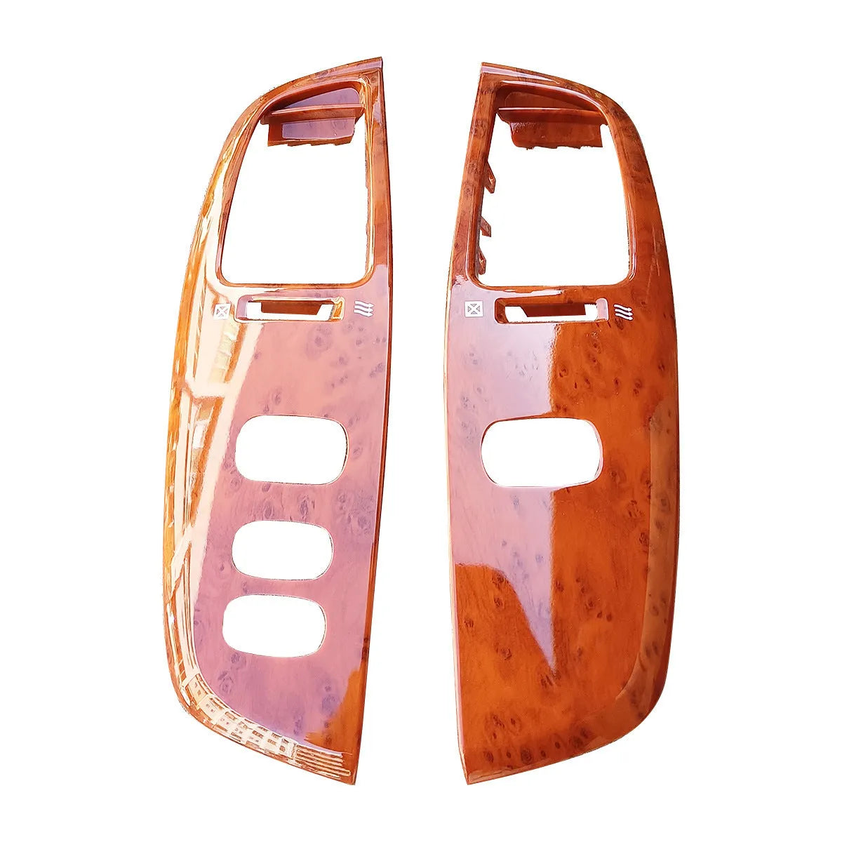 Peach wood coloured ABS plastic air outlet panel for decorative ventilation covers