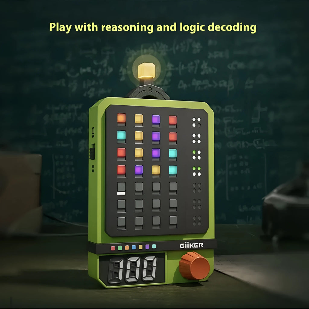 Super Password Machine logical reasoning toy in Passenger Code Machine colour, ABS construction, 13x5x5cm size