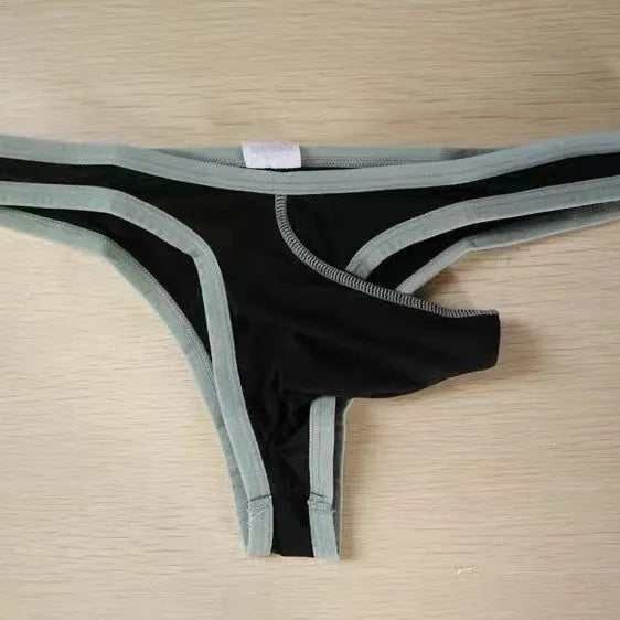 Men's Ice Silk underwear briefs with elephant nose front panel in multiple colours.