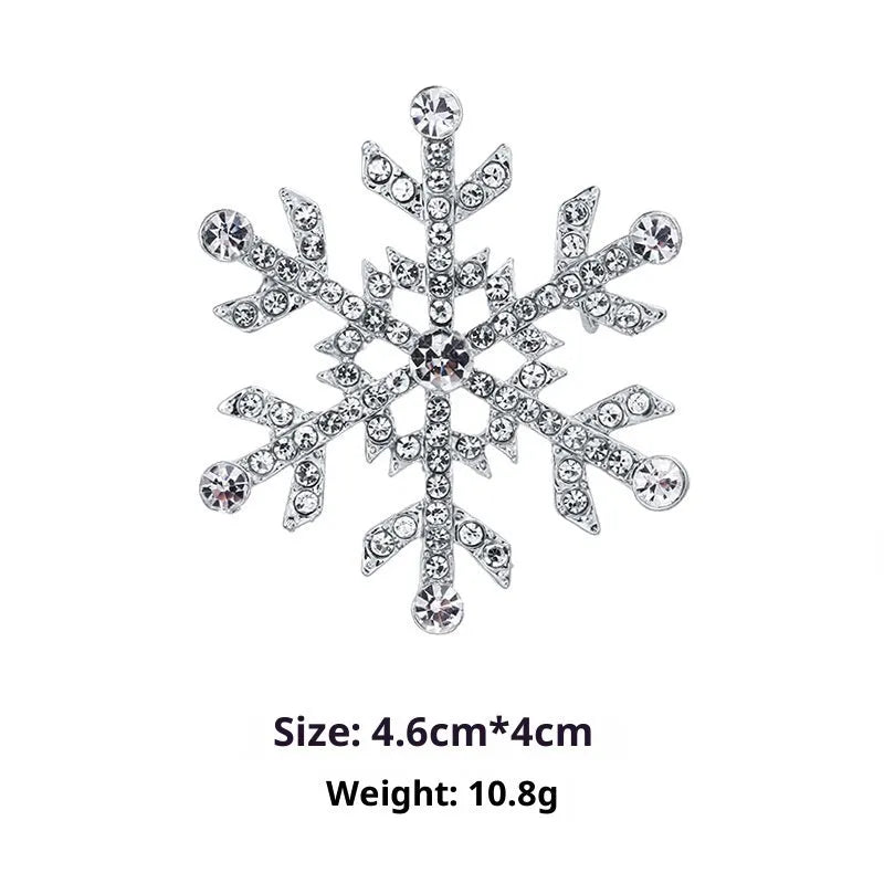 Minimalist pearl floral brooch with diamond inlay on alloy base, sweet and cool style for women