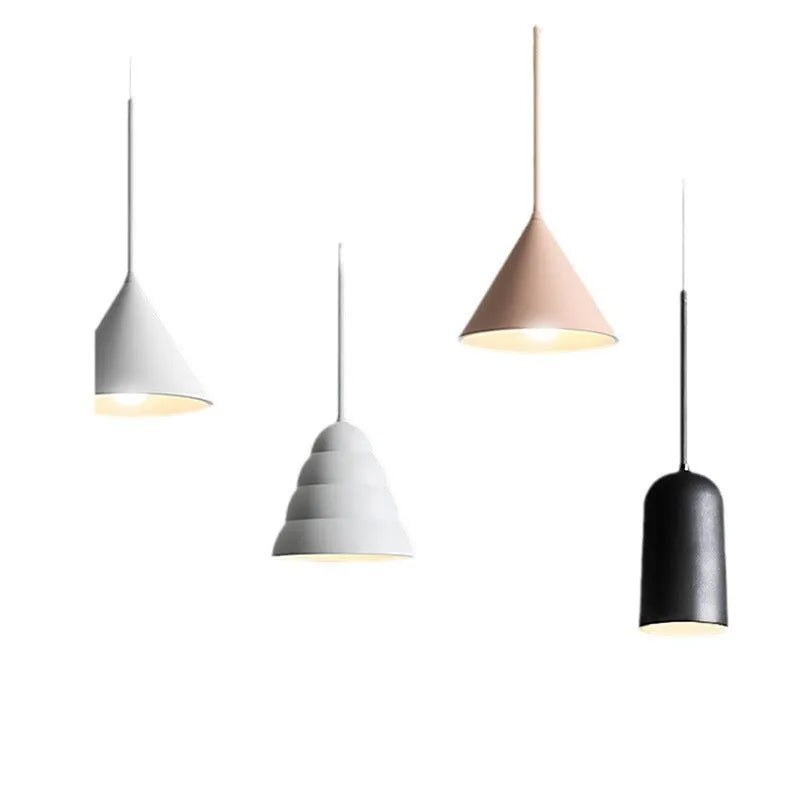 Retro creative chandelier hanging line lamp for living room dining room hotel homestay