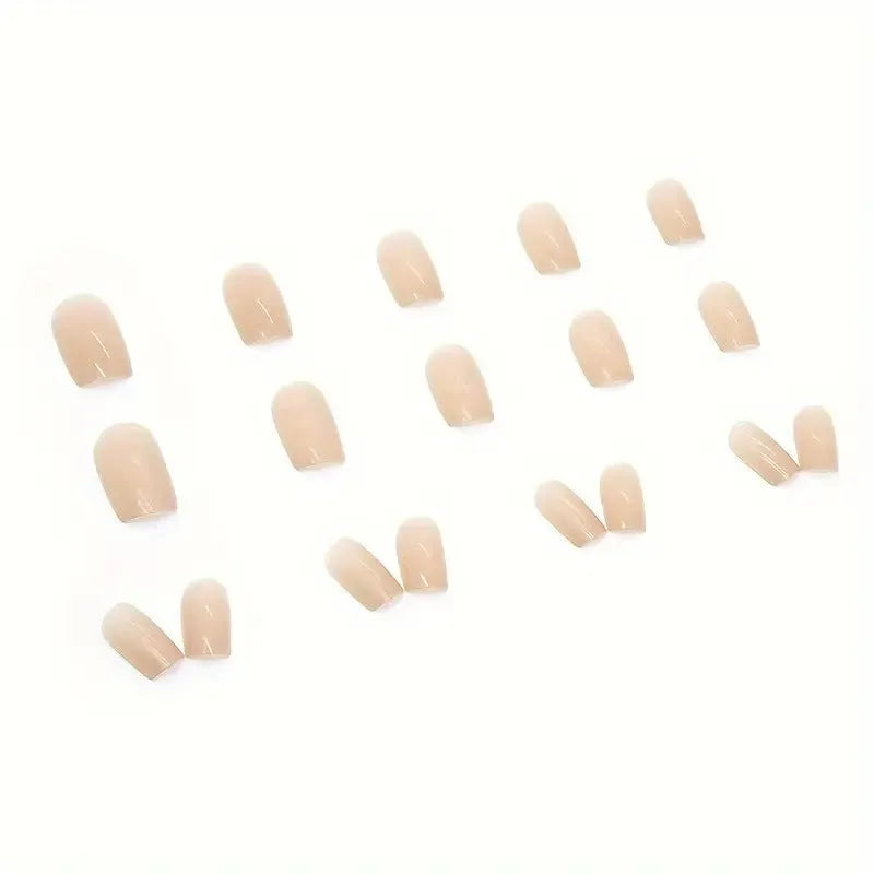 Plastic nail art set in solid colour MY119, a cute style fashion accessory for ladies.