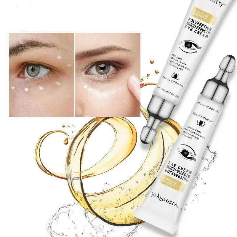 20g tube of peptide eye cream for reducing dark circles and puffiness.