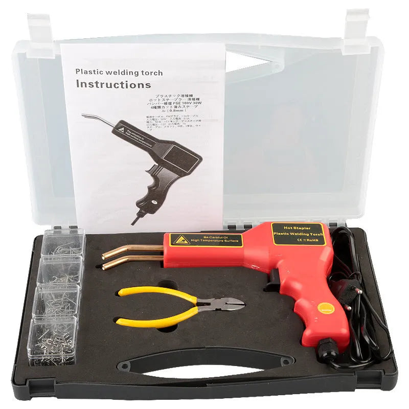 CR307 colour plastic welding gun with LED light for automotive bumper repairs and plastic fusion