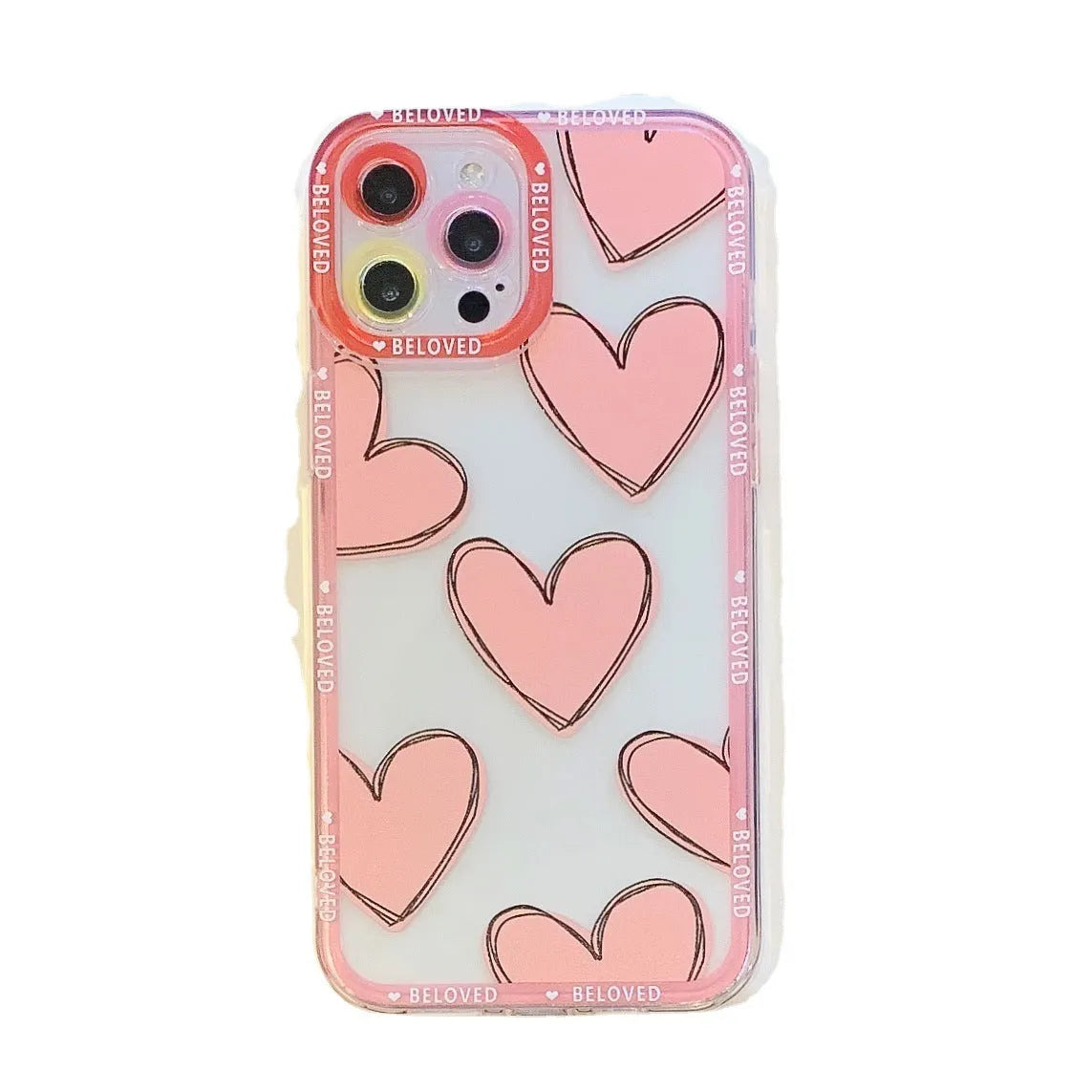 Heart-angel eyes design iPhone mobile phone case in TPU material back cover style