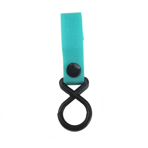Nylon luggage velcro hook in assorted colours on white background with independent OPP packaging.