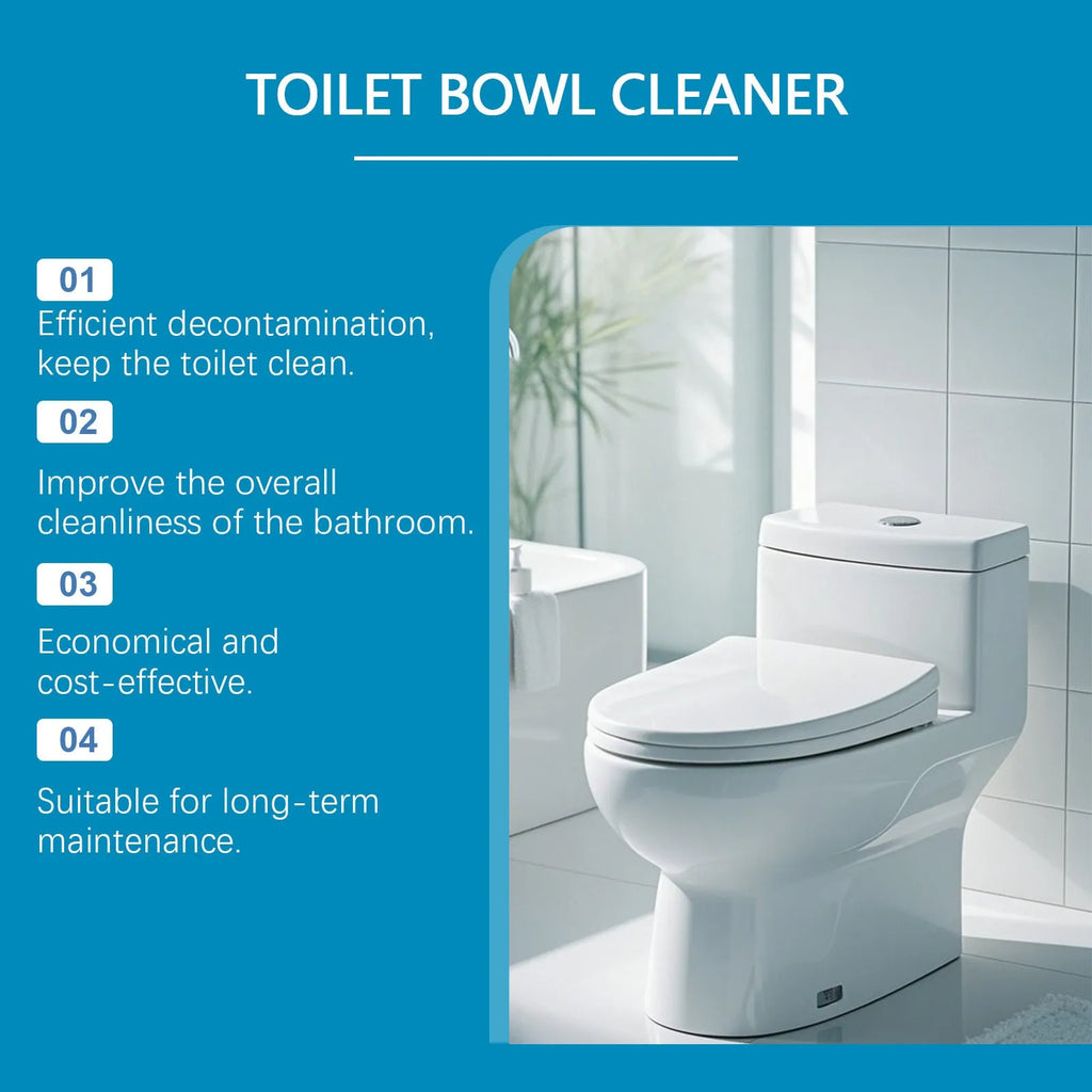 Toilet cleaning powder 120g pack with four individual 30g sachets for stain and odour removal