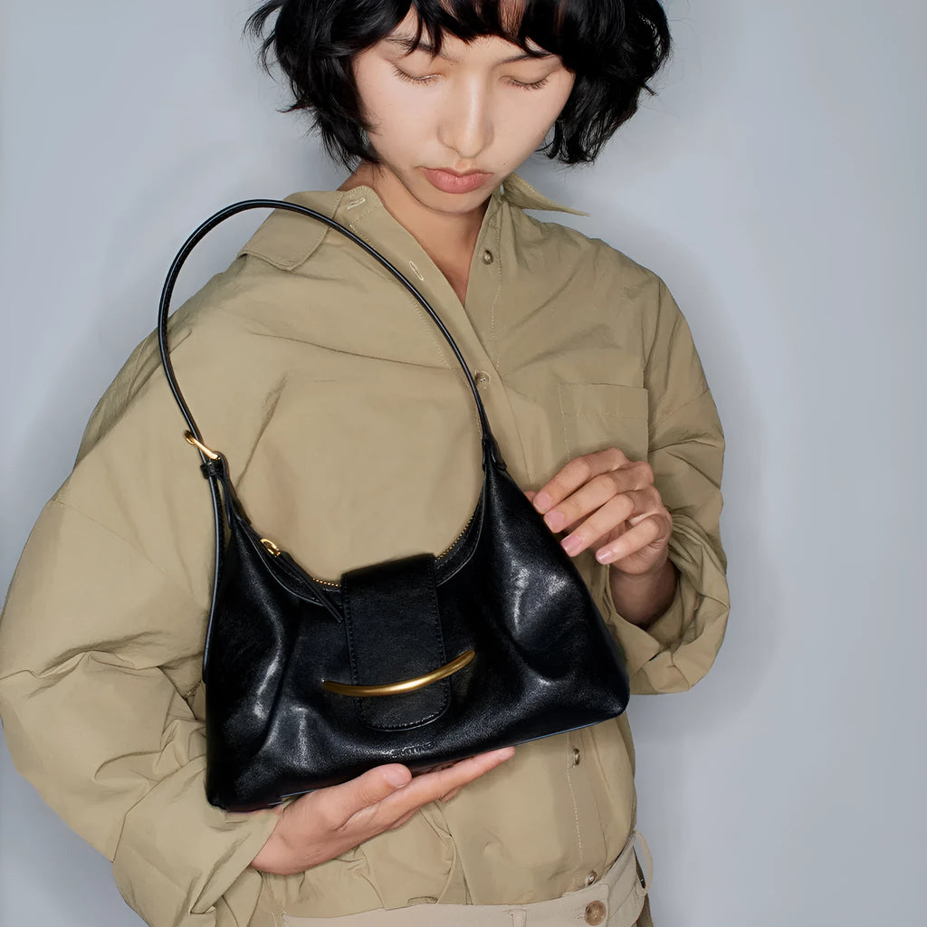 Genuine leather tote bag crossbody shoulder women urban simplicity first layer cowhide