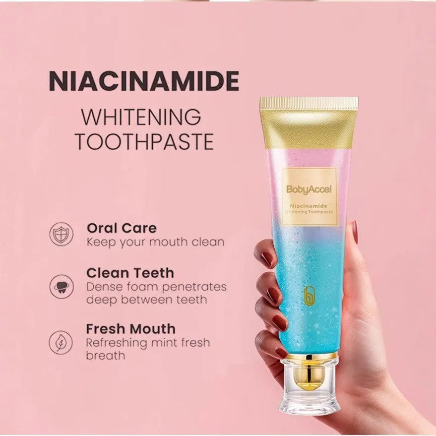 100g tube of nicotinamide whitening toothpaste for adult cleaning and stain removal