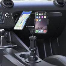 Peak-X5 colour silicone automobile phone holder on car dashboard