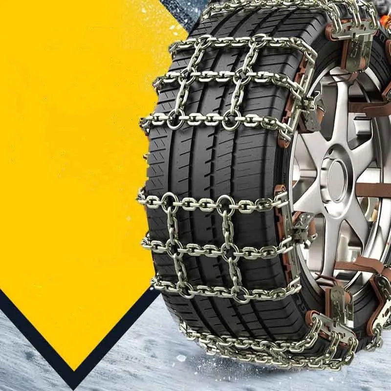 Steel car tire anti-skid chain strip for snow emergency, Tianzi general model, fits tyre size 165-265