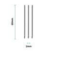 Loose leaf 6-hole refill paper pad with 64 sheets and a set of metal ballpoint, pencil, and plastic pen refills.