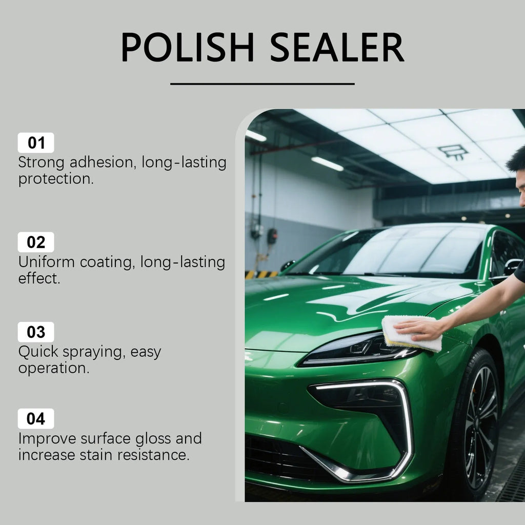 120ml bottle of ceramic coating spray for anti-fading gloss protection on tile and stone.