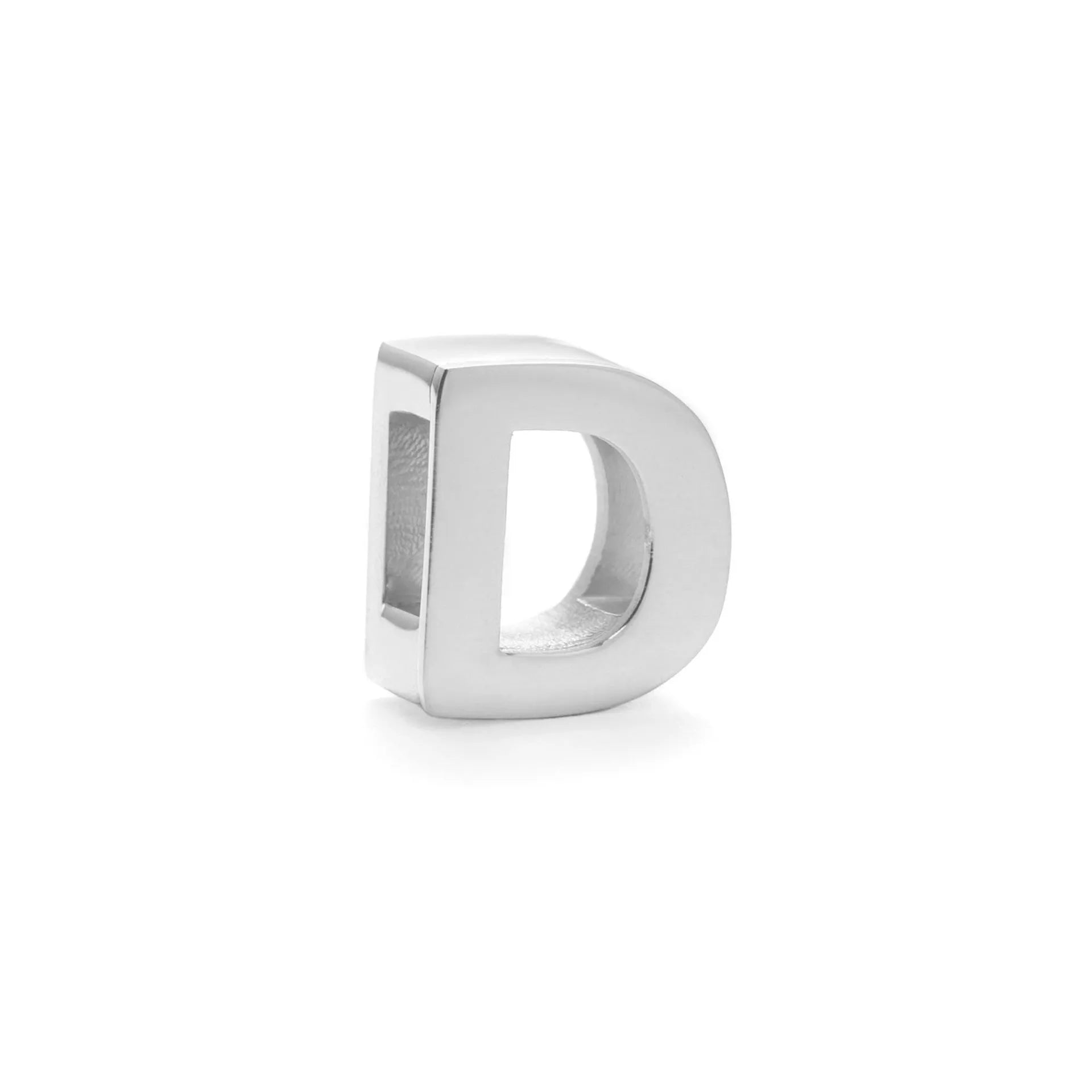 Titanium steel number letter necklace with 40.5cm chain and electroplated gold or silver finish