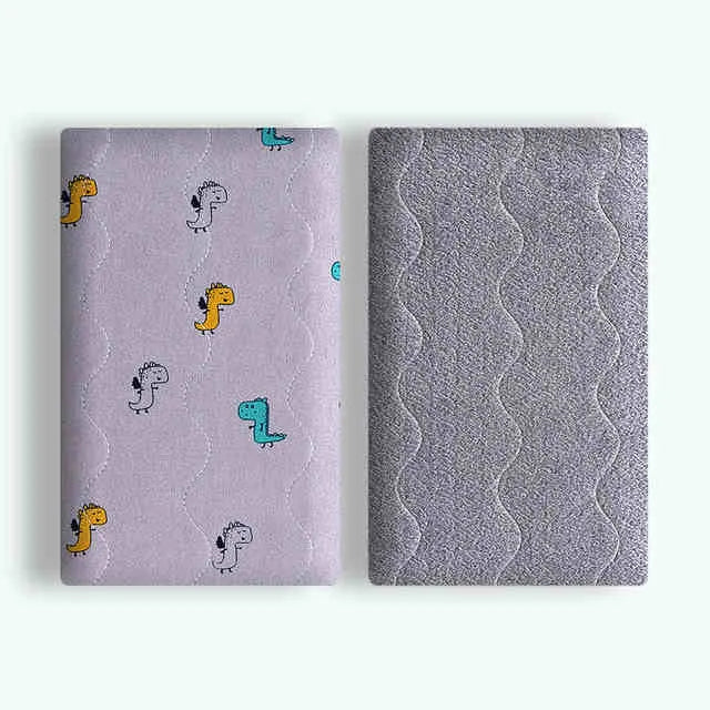 Double-sided cotton velvet pet blanket showing dinosaur and cartoon bear print options in various sizes.