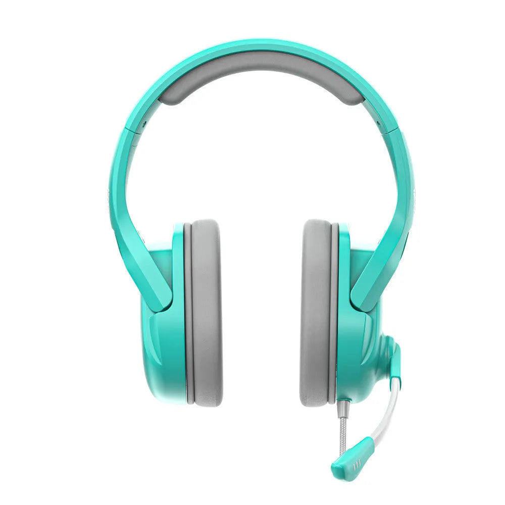 MH86 Esports professional headwear with integrated black USB headphones and microphone
