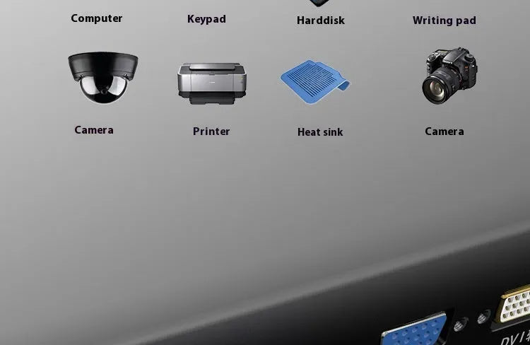 USB 3.0 data cable with nickel-plated connectors for external hard drive boxes, showing length options.