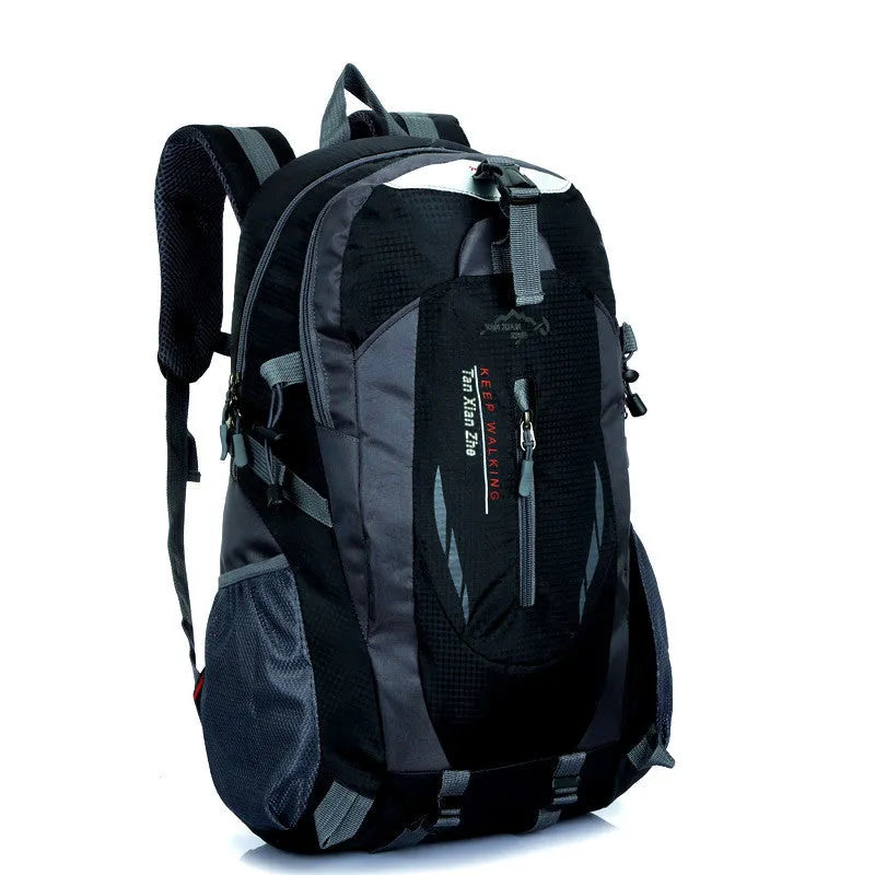 Large square Oxford cloth travel backpack in multiple colours with laptop compartment and adjustable straps