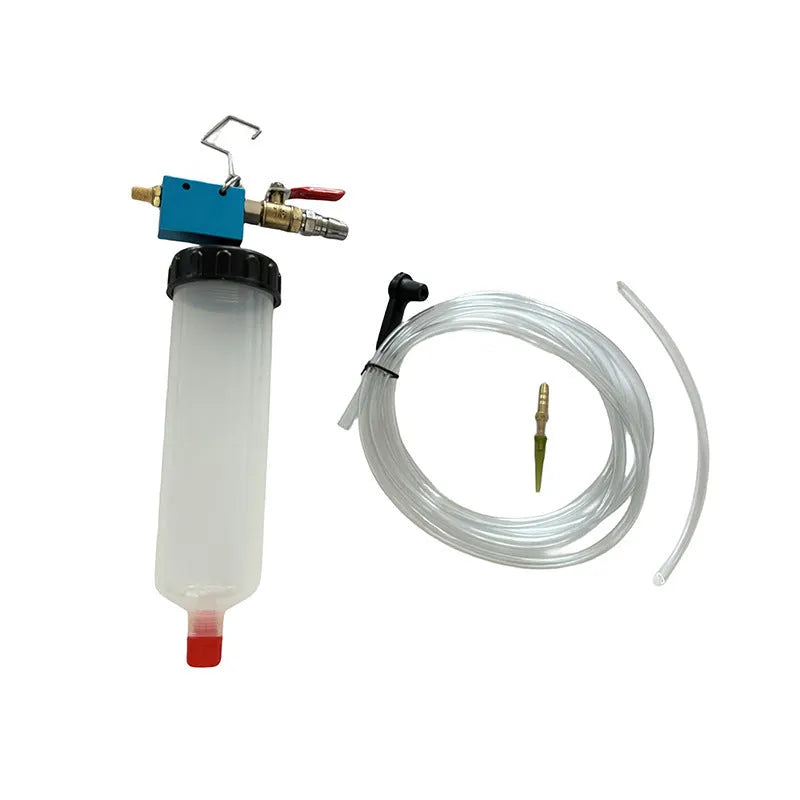 Dark blue 300cc PP brake fluid replacement tool with connector and pipe