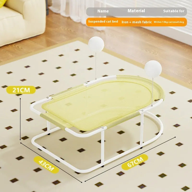 A large gray fabric pet kennel with a breathable design and sturdy bracket frame, shown on a wooden floor.