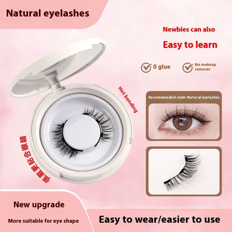 Magnetic suction false eyelashes Little Devil Supernatural Magnet Suit in mink material with white clip