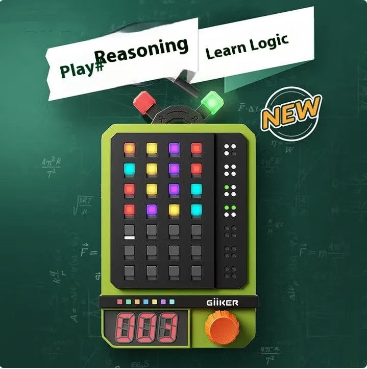 Super Password Machine logical reasoning toy in Passenger Code Machine colour, ABS construction, 13x5x5cm size
