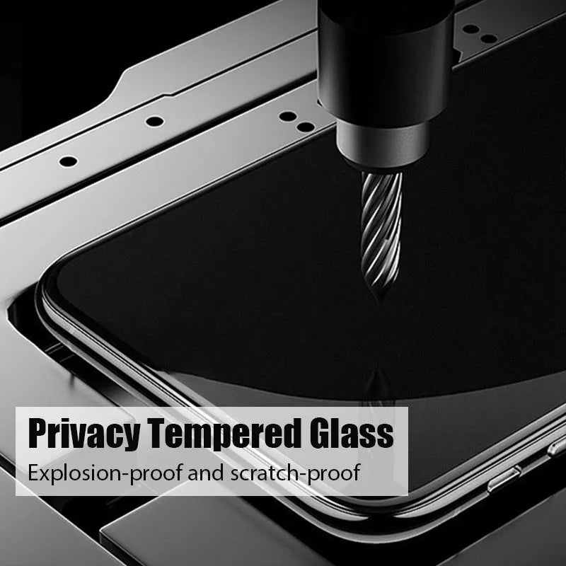 Anti-spy tempered glass screen protector for Xiaomi Poco and Redmi Note smartphones