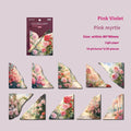 Creative DIY hand account note book in six colour options including Spring Vine and Purple Dew