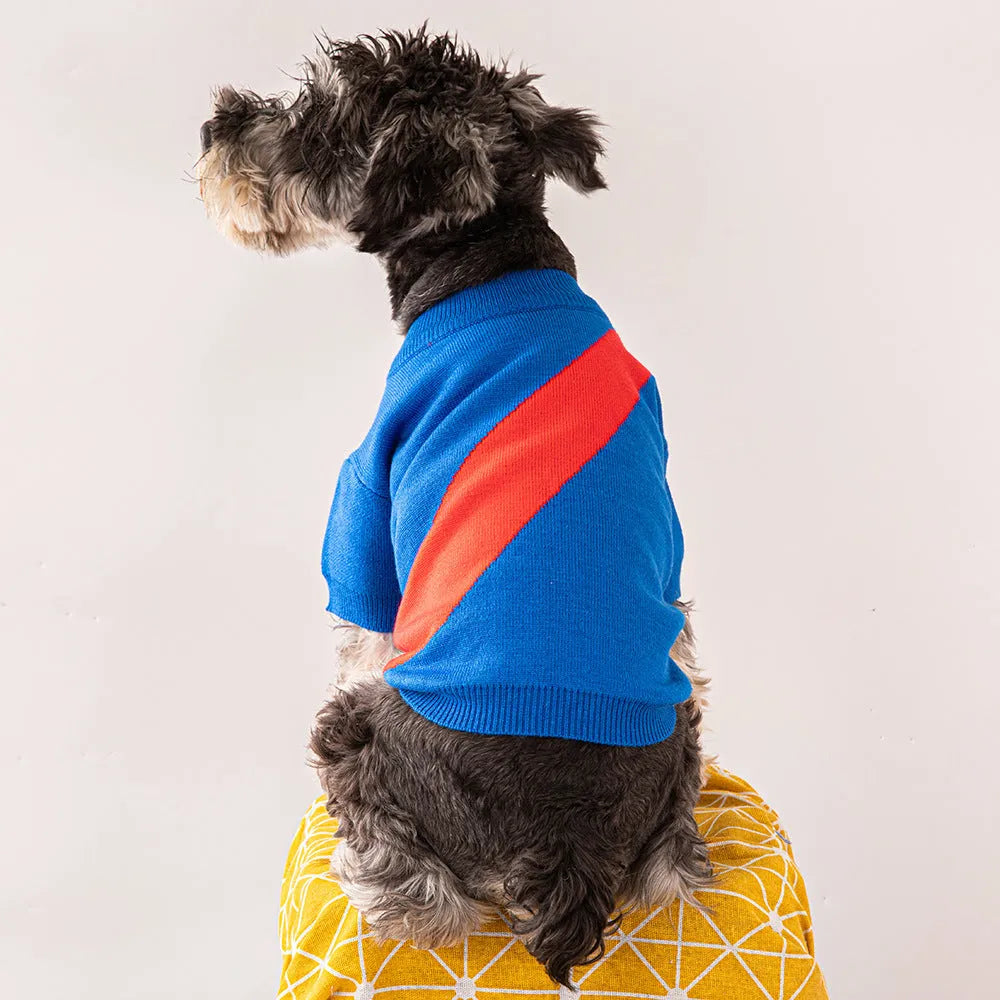 Wool knit dog sweater for small breeds in various colours and sizes