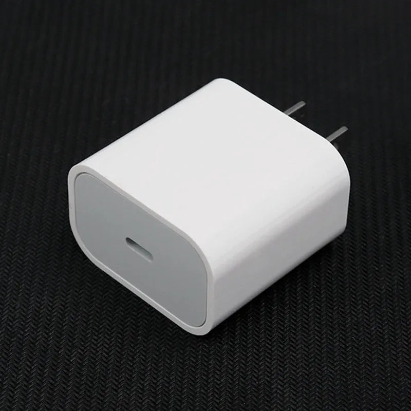20W PD mobile phone charger with European and American plug variants