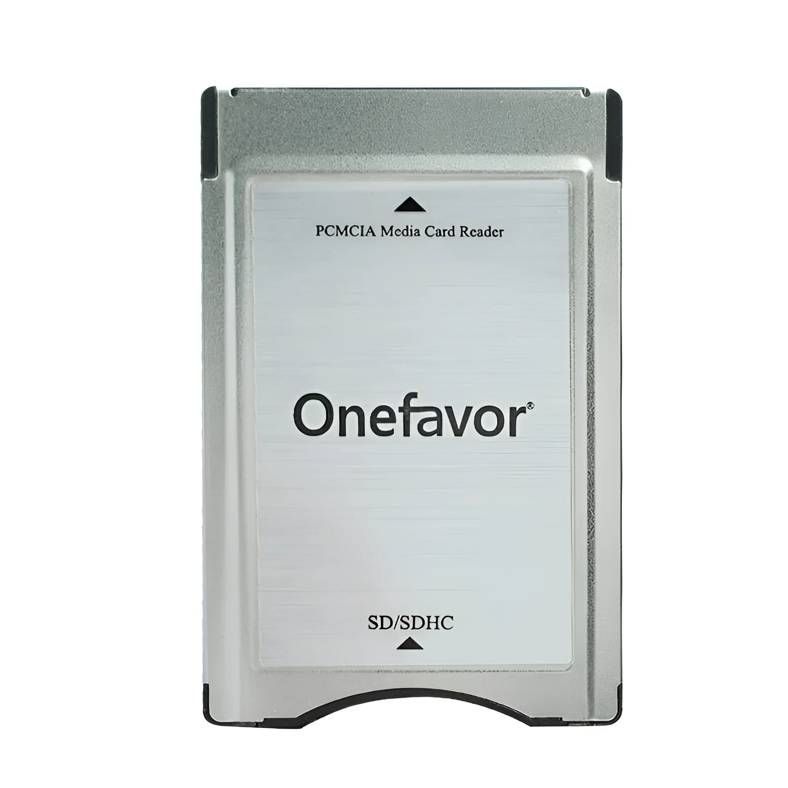 Stainless steel SD to PCMCIA adapter card with 32GB SD card for Mercedes-Benz car systems.