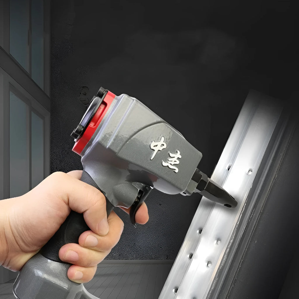 DK30 metal pneumatic punching gun for fabric and leather rivet holes.