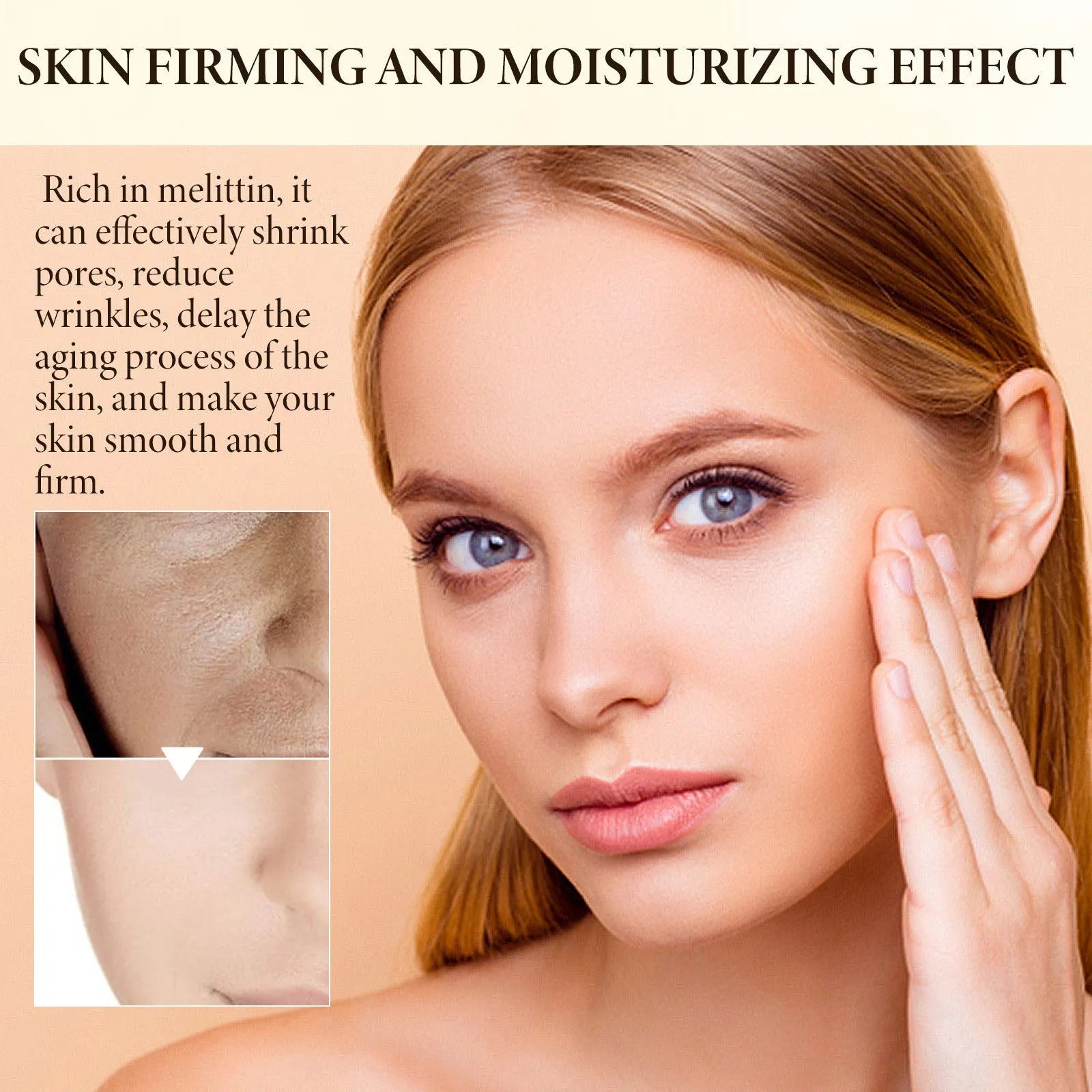 OUHOE Bee Firming Cream 30g hydrating nourishing facial cream container