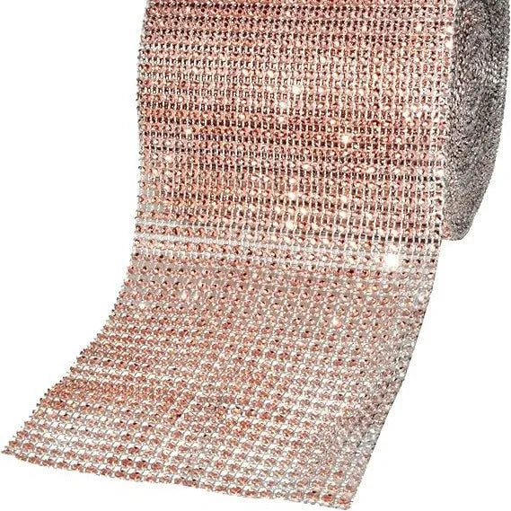 Hollow netty diamond steel drill trim roll, electroplated plastic resin, 10 yards, 24 rows single 4mm, 21 colours