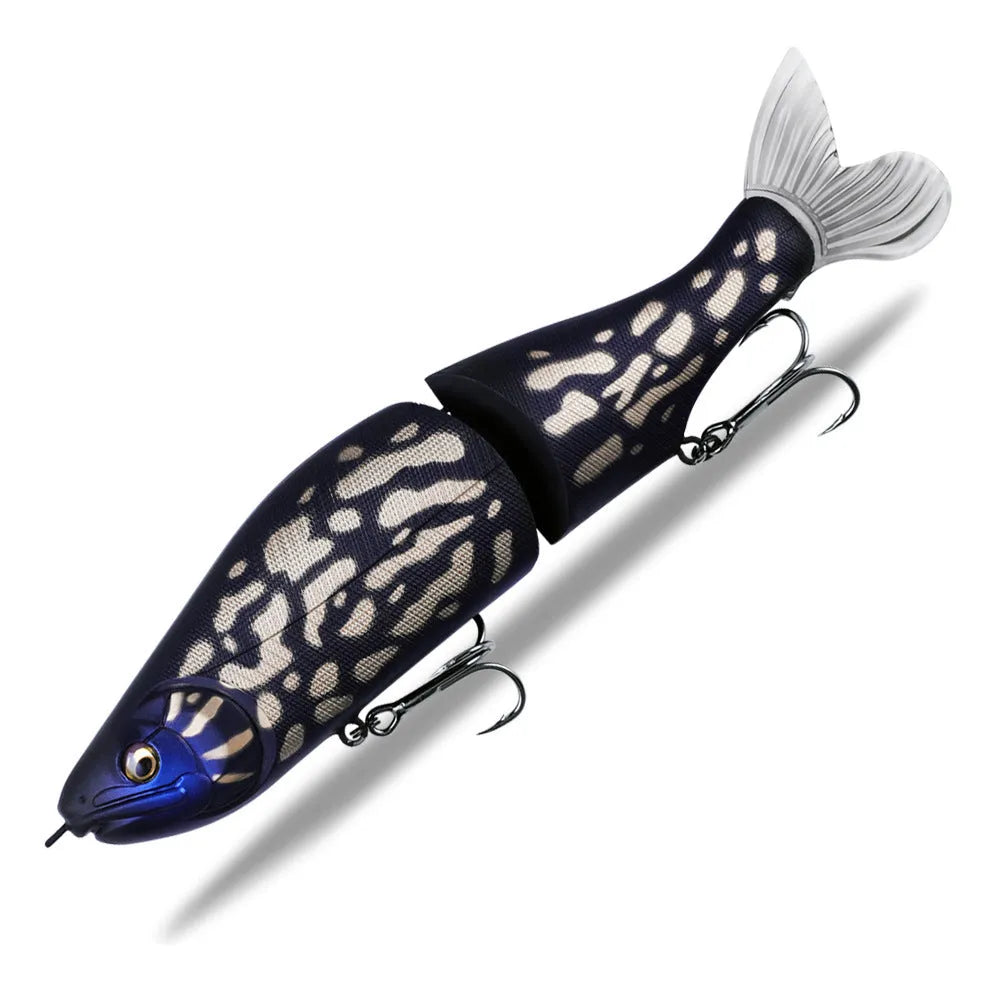 185mm hard plastic fishing lure for bass and pike in one of fifteen colour options