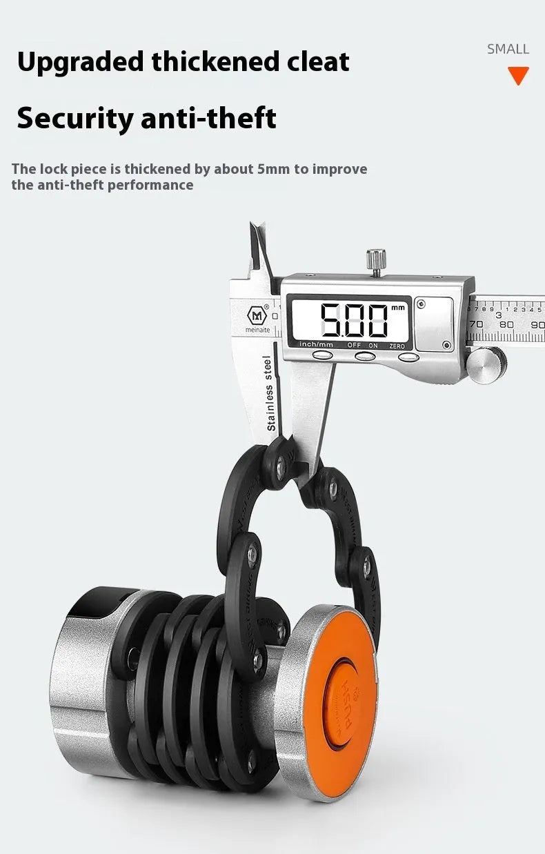 Black bicycle water bottle cage with integrated anti-theft fliplock lock mechanism mounted on bike frame