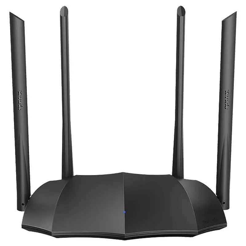 AC8 dual-band wireless gigabit router with compact design measuring 365×286×70mm