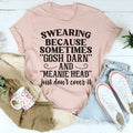 Pink couple's matching t-shirt with print, short sleeves, straight cut, on a hanger.