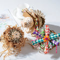 Three-piece parrot gnawing toy set for beak conditioning and enrichment