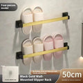 Nordic style wall-mounted slipper rack with seat in carbon steel construction