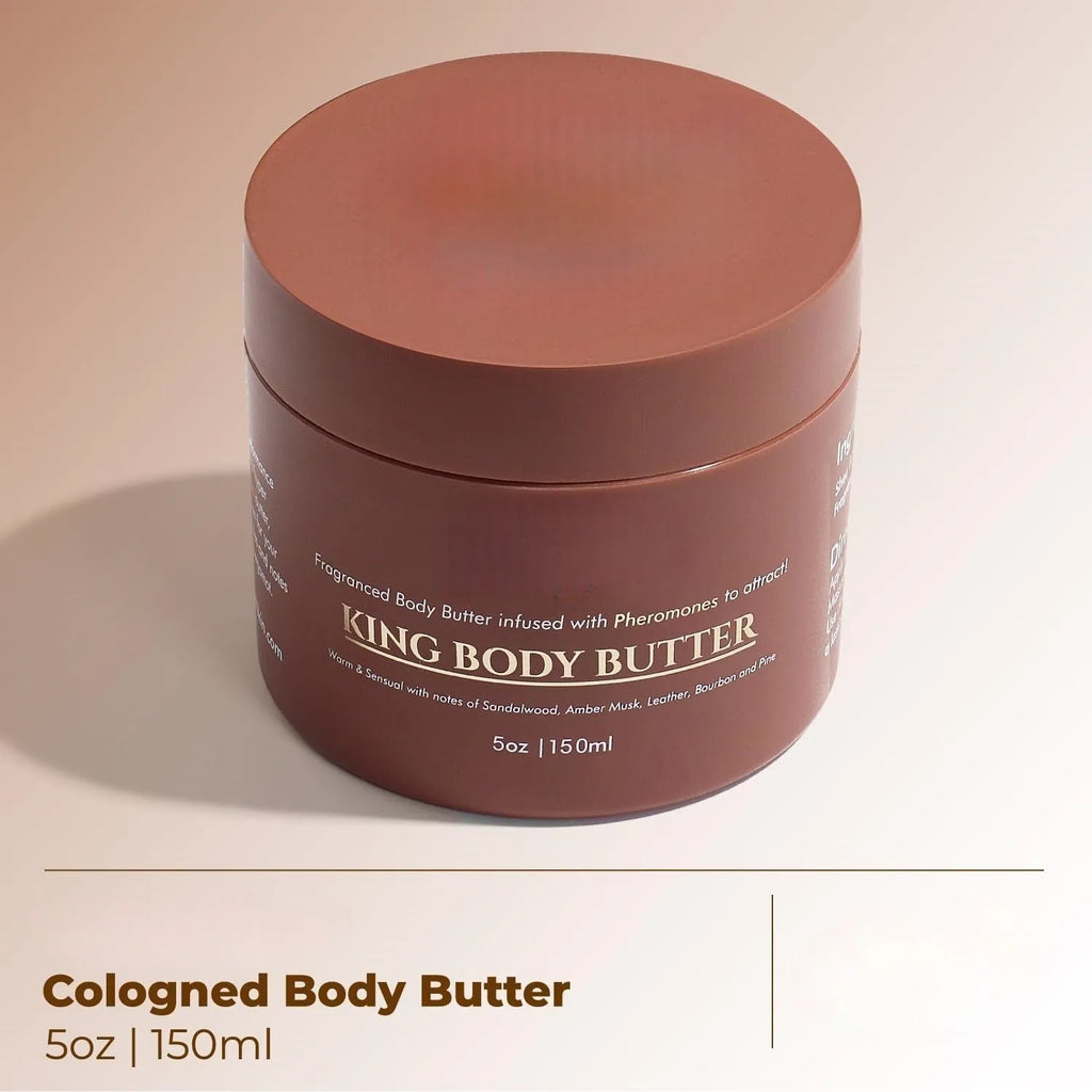 Moisturising nourishing body cream in packaging for universal skin types