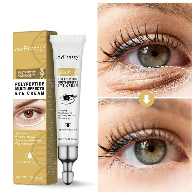 20g tube of peptide eye cream for reducing dark circles and puffiness.