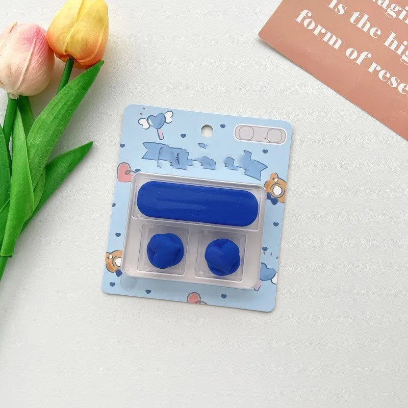 Cartoon style plastic magnetic cable fixer for desktop organisation