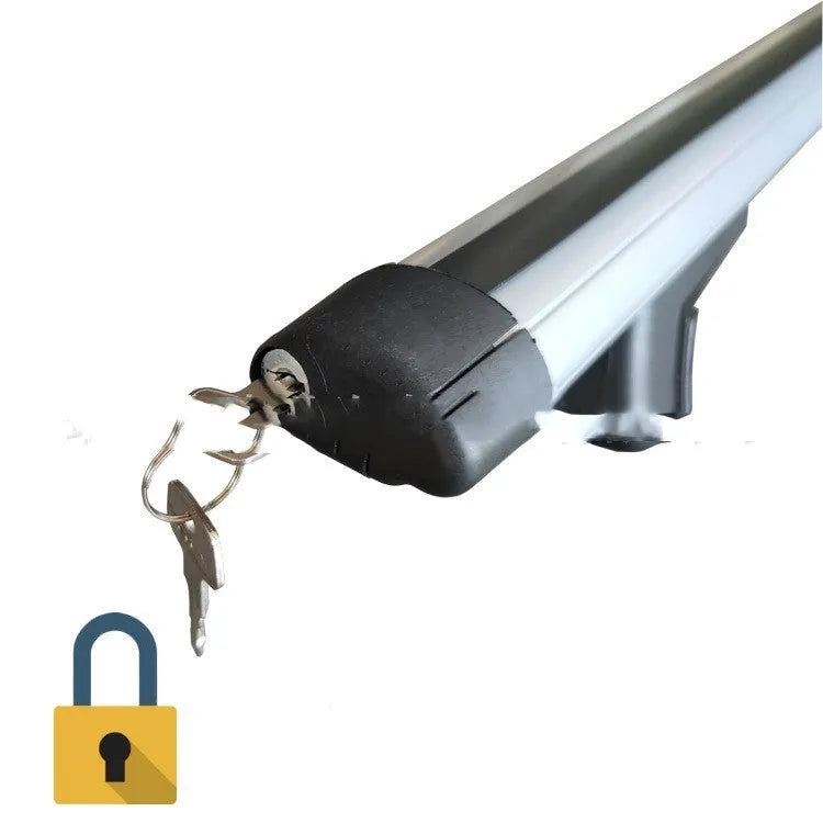 Alloy SUV roof rack crossbar modification kit set with adjustable length from 120cm to 135cm.