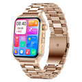 Black smart watch with a 1.8-inch AMOLED screen and a silicone wrist strap.