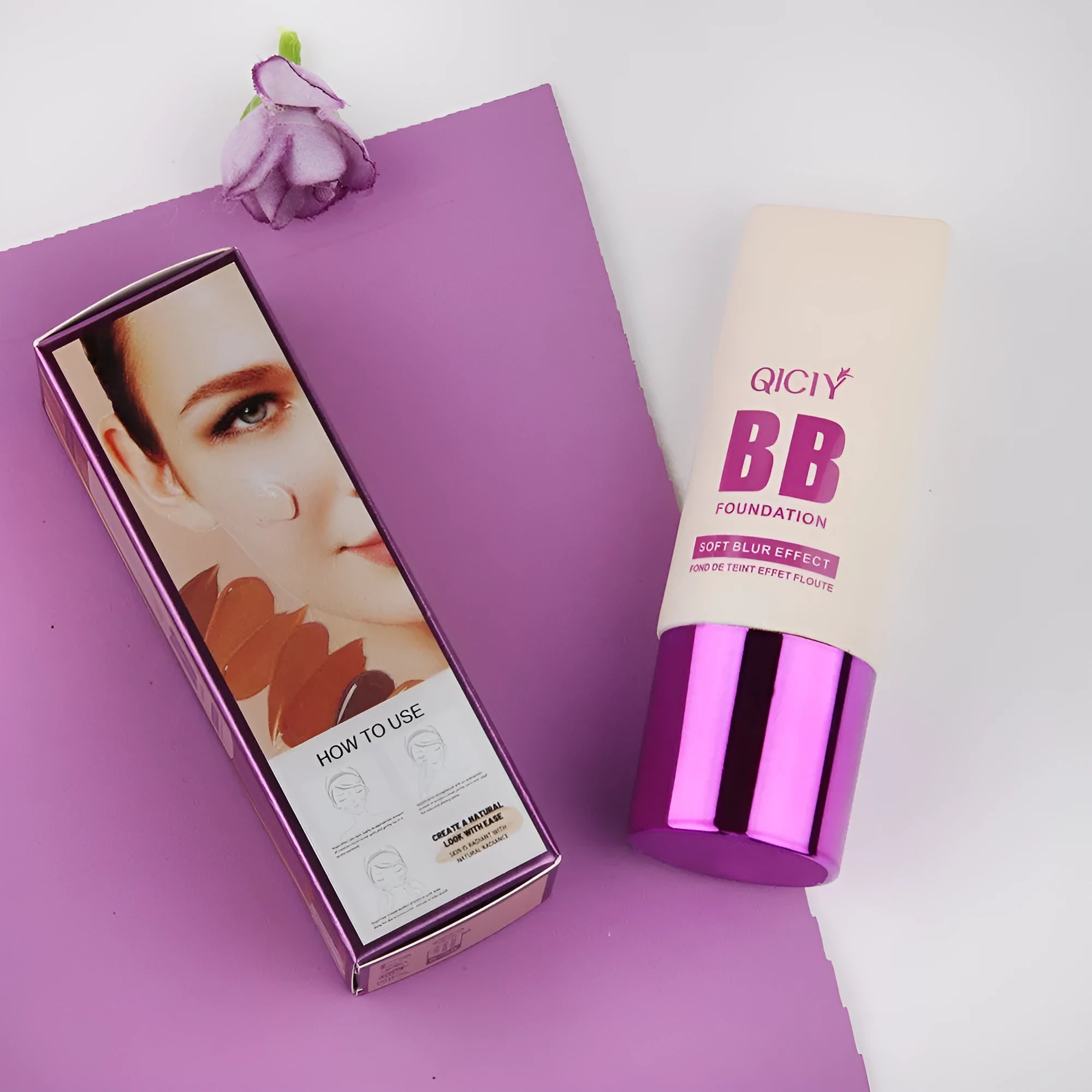 Feeding bottle liquid foundation concealer BB cream in ten colour shades
