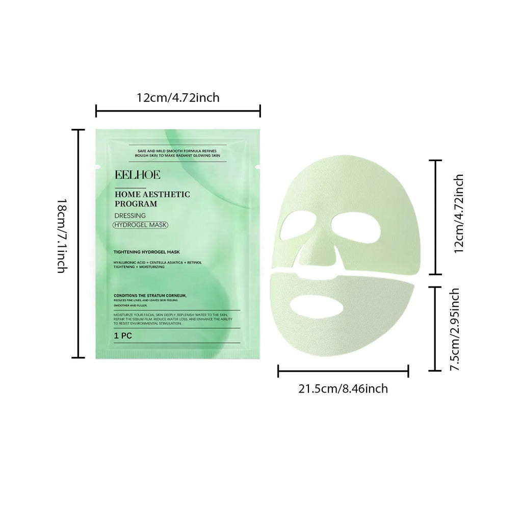 Retinol hydrating facial sheet mask with hyaluronic acid and Centella asiatica extract