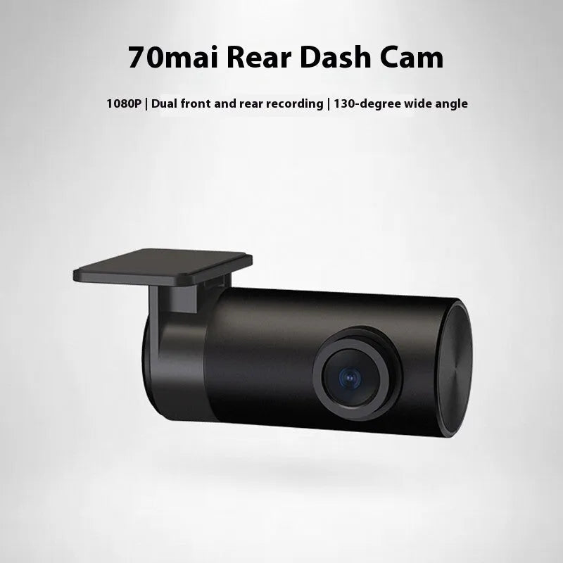 Midrive RC09 rear window recording camera with 1080p HD resolution and compact plastic housing