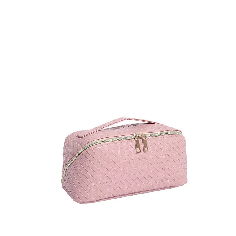 Waterproof large capacity PU storage toiletry bag in multiple colours for cosmetics