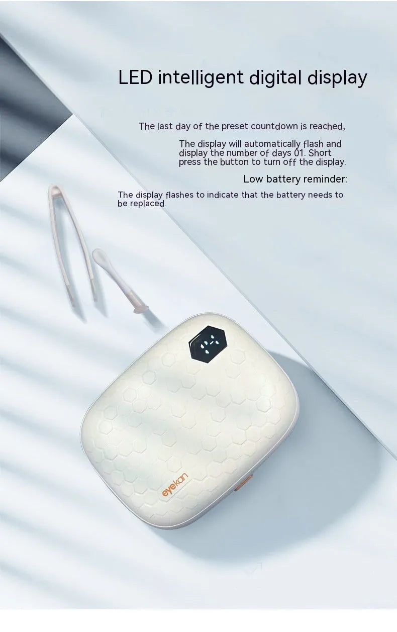 Automatic electric ultrasonic cleaning machine for invisible glasses with plastic housing